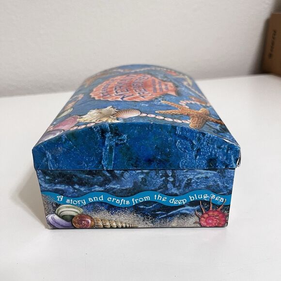 Barron's Little Box of Mermaid Treasures Treasure Chest Books Mermaid Doll Shell - Picture 6 of 16